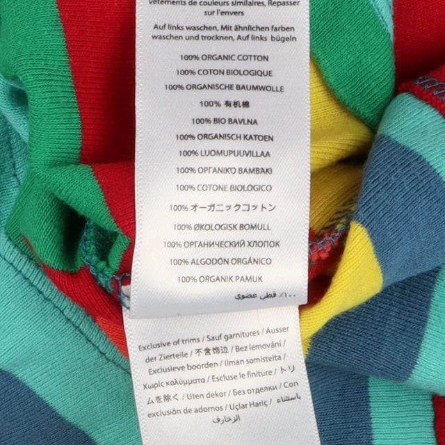 Long sleeve t-shirt rainbow striped
