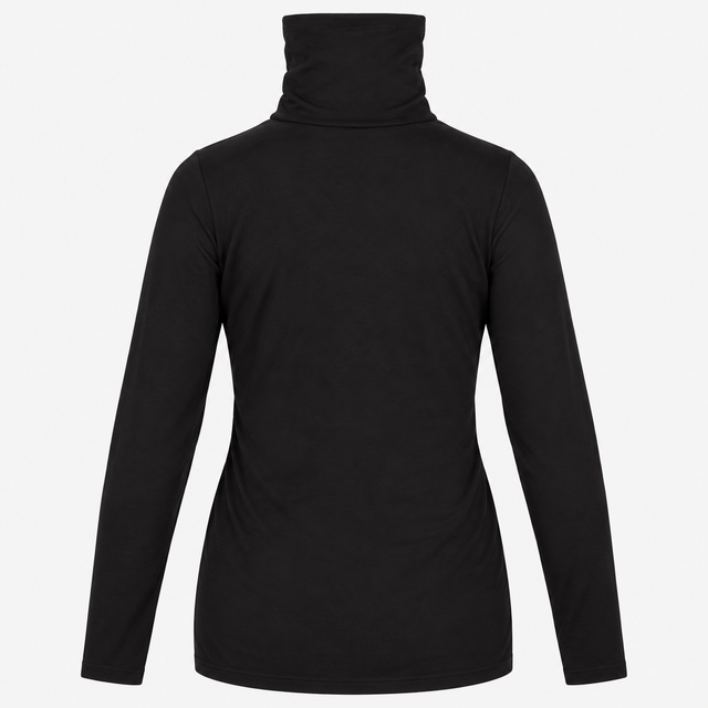 Bamboo Essentials Long Sleeve Roll Neck Maternity 