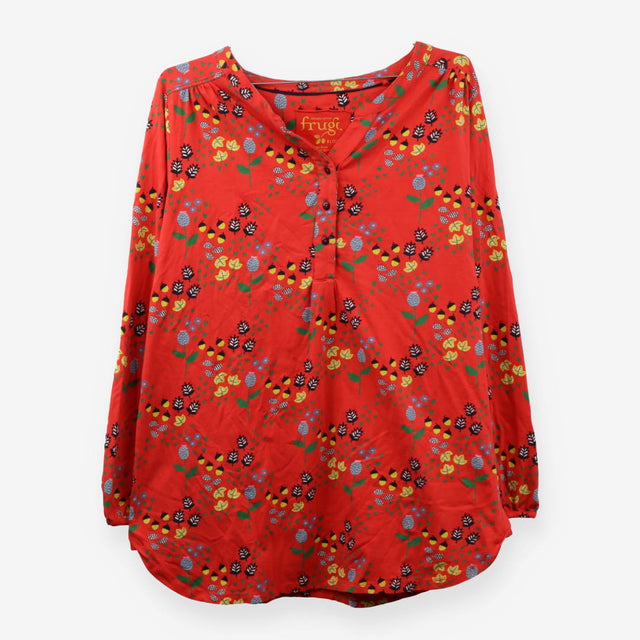 Cranberry acorn maternity tunic