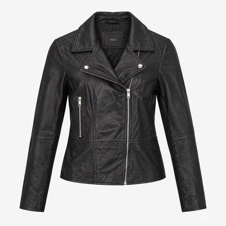 Black Leather Biker Jacket