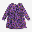 Purple Flower Cats Dress