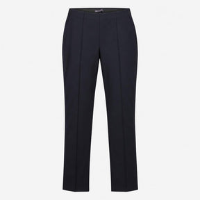 Pull On Trousers Navy Slim Leg Waistband