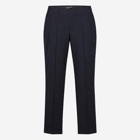 Pull On Trousers Navy Slim Leg Waistband