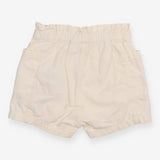 Short Cream with Side Pockets