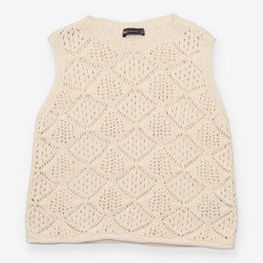 Knitted vest top