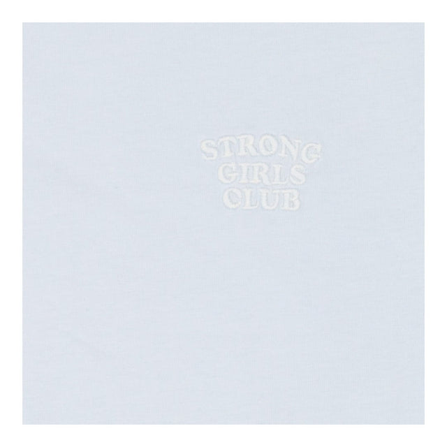 Light Blue Slub Organic Cotton T‑Shirt