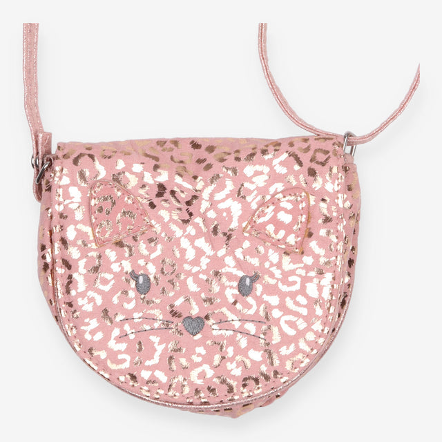 Pink Leopard Print Bag