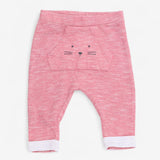 Red cat face leggings