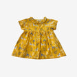 Yellow Woven Zebra Blouse