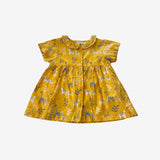 Yellow Woven Zebra Blouse