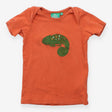 T-shirt orange lizard