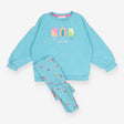 Sweater and Legging Turquoise Ice Cream ''Super Co