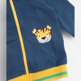 Zip Hoodie Blue Lion & Tiger