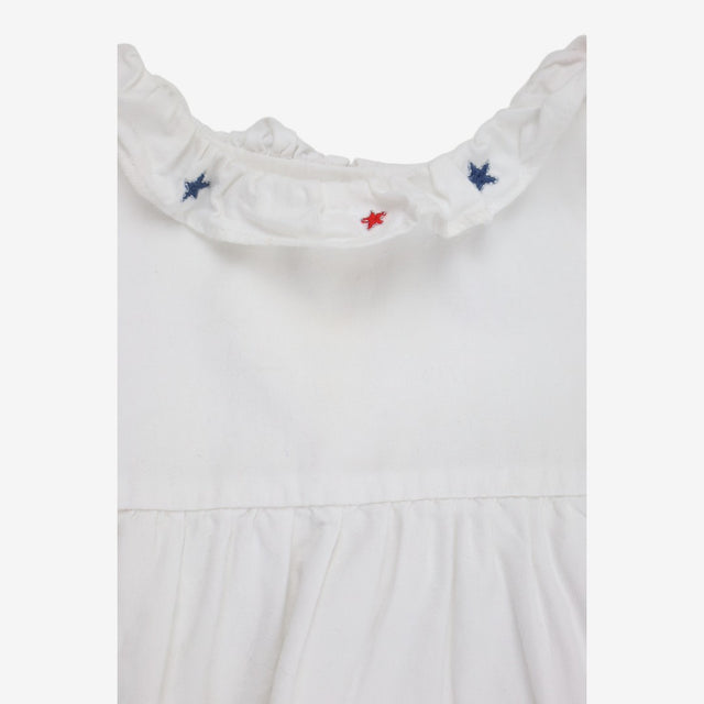 Cotton Dress Collared Stars