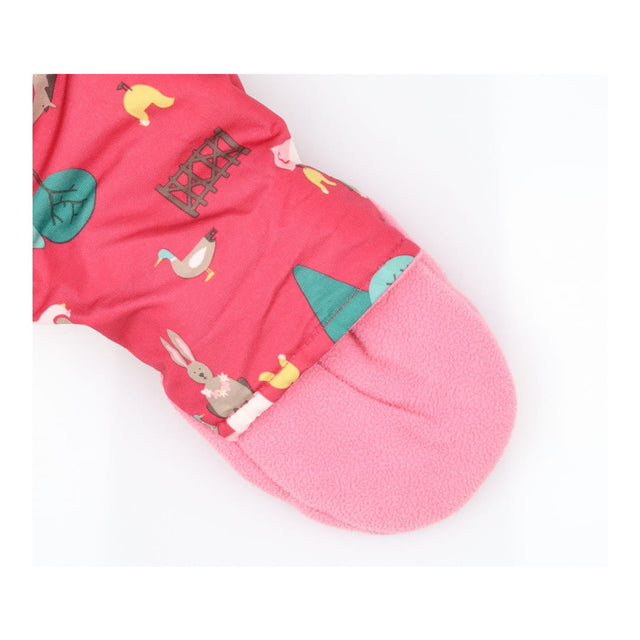 Pink Horses Trailer Lined Puddlesuit
