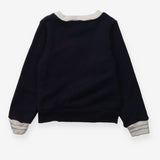 Navy Logo Sweater
