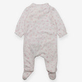 Sleepsuit white frills hearts