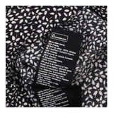 Crop Top Black White Print Puff Sleeve Sweetheart 