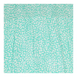 Midi Dress Smocked Puff Sleeve Mint Green Printed