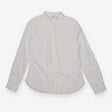 White Pintuck Pleat Blouse – Dobby Texture, Button