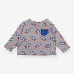 Grey rocket t-shirt