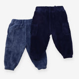 Cargo Legging Velour Blue 2-Pack