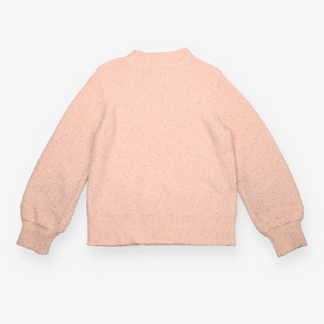 Jumper Pink Sequin Crew Neck Long Sleeve Knit