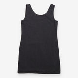 Vest Top Charcoal Grey Scoop Neck