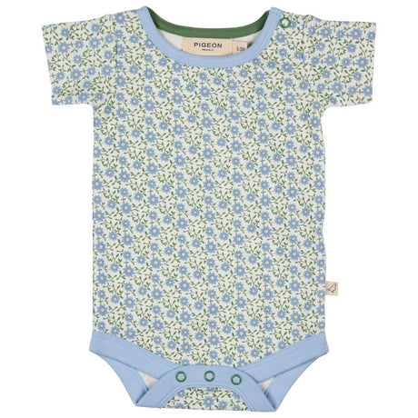 Bodysuit Short sleeve - Ditsy Blue