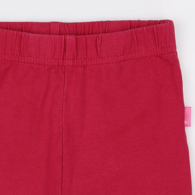 Hot Pink Leggings with Flower Buttons