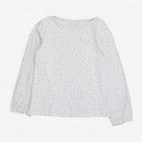 Pyjamas Top & Bottoms White with Hearts