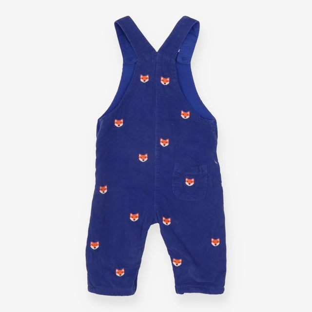 Dungarees Cord Blue Fox Appliques