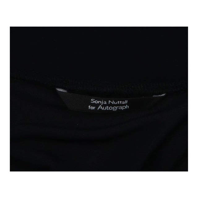 Sonja Nuttall for Autograph M&S Black Tie Front Lo