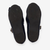 Ballet Pumps Navy with Bow