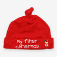 Red my first Christmas hat