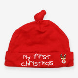 Red my first Christmas hat
