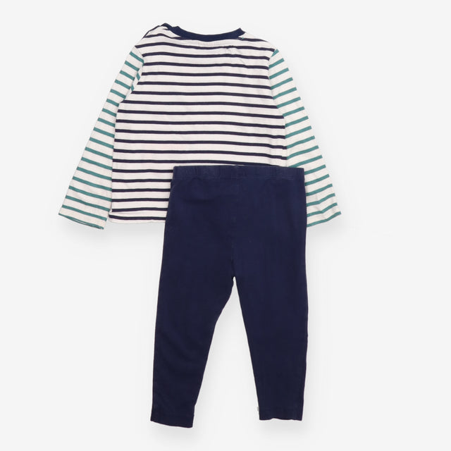 Striped and Navy Pyjamas