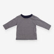 T-shirt long sleeve navy stripe
