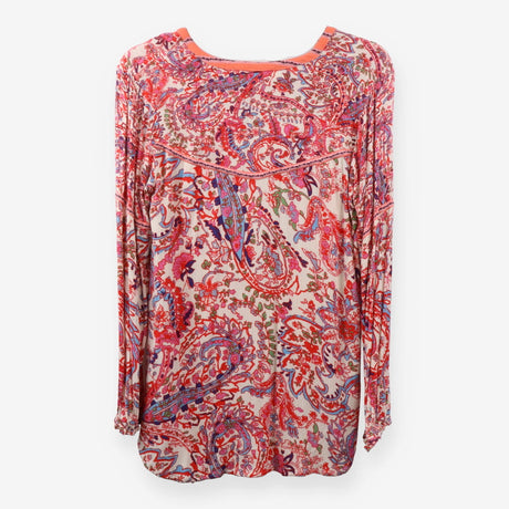 Pink Paisley Tunic - Long Sleeve