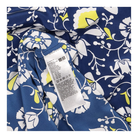 Shirt Dress Navy Floral Print Long Sleeve Belted