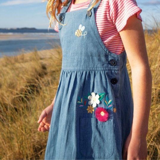 Perfect pocket pinafore dress