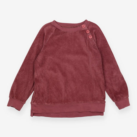 Sweatshirt dusty pink velour