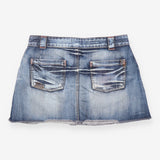 Y2K Vintage Low Rise Blue Whiskered Denim M
