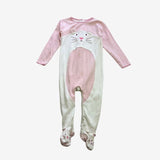Pink and White Mouse Sleepsuit