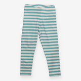 Leggings stripe blue and white