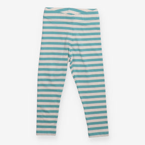 Leggings stripe blue and white