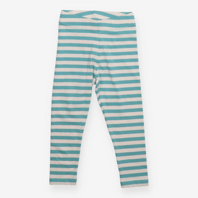 Leggings stripe blue and white