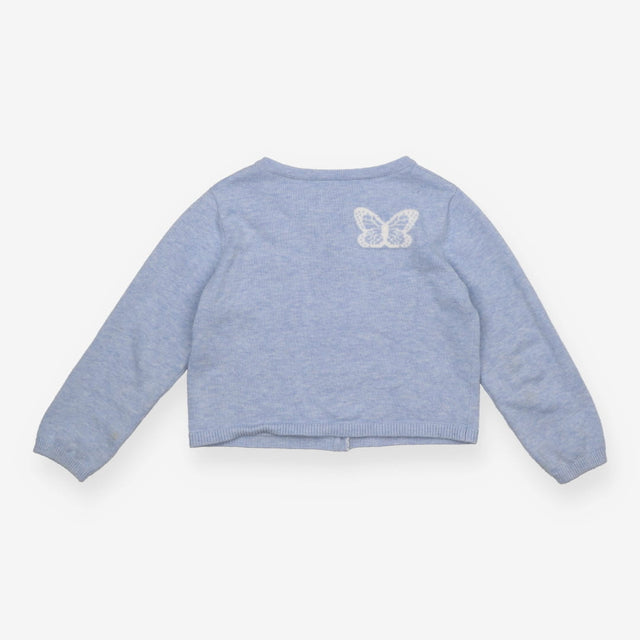 Light Blue Butterfly Cardigan