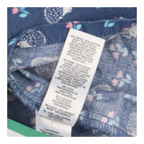 Cord navy dress hedgehogs and floral