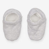 Slippers grey velour